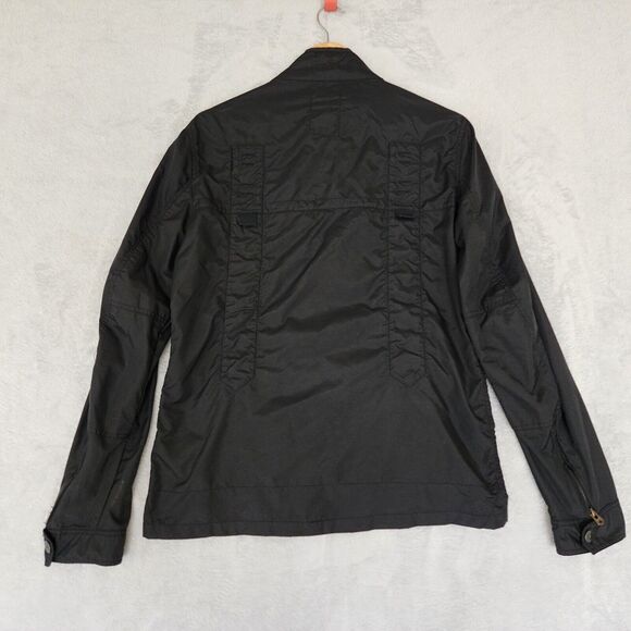 G Star Raw Jacket Mens Large Black Nylon Overshirt G-Star Recolite Tactical - Picture 12 of 13